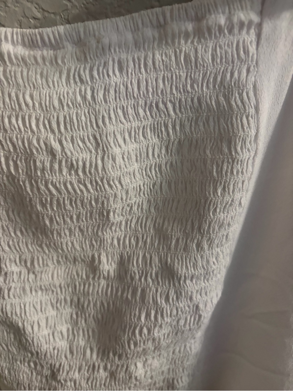 H&M White Ruffle Sleeve Button-Front Tank - Picture 7 of 7